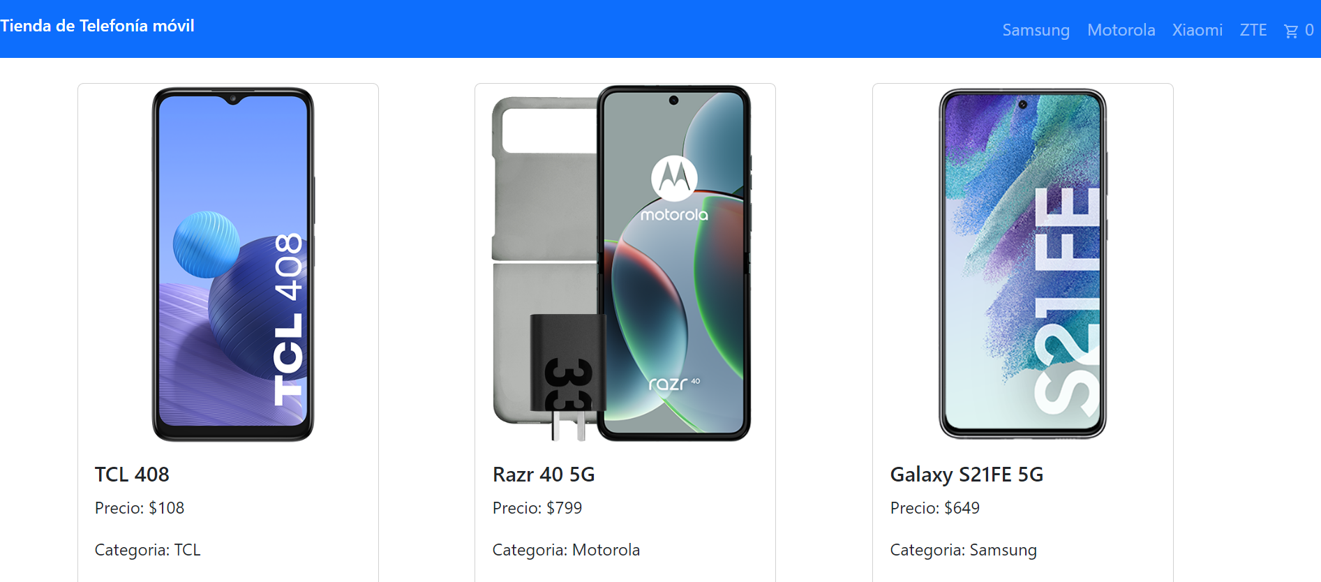 TIENDA DE TELEFONIA MOVIL